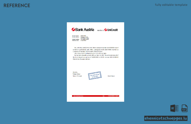 Austria Bank Austria Referenzbeispiel Vorschau